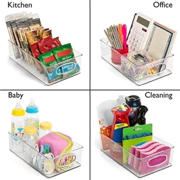 ClearSpace Plastic Pantry Organization Bins for Kitchen Storage