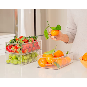 ClearSpace Plastic Pantry Organization Bins for Kitchen Storage