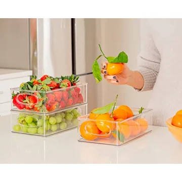 ClearSpace Plastic Pantry Organization Bins for Kitchen Storage