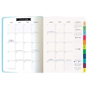 Stay Golden 17-Month Personal Planner with 500+ Stickers 2019-2020 (Pipsticks+Workman)