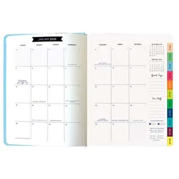 Stay Golden 17-Month Personal Planner with 500+ Stickers 2019-2020 (Pipsticks+Workman)