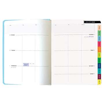 Stay Golden 17-Month Personal Planner with 500+ Stickers 2019-2020 (Pipsticks+Workman)