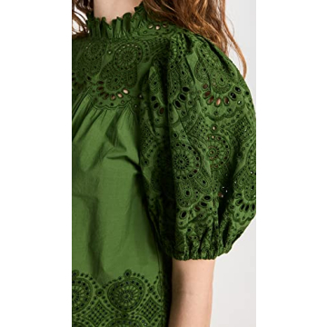 Ulla Johnson Women's Mischa Top - Elegant Eyelet Design