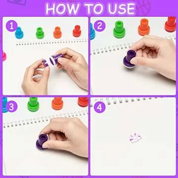 BkeeCten 24PCS Hippie Groovy Assorted Stamps, Colorful Self Inking Stamps Boho Hippie Rainbow Plastic Stamp Teacher Review Stamp for Kids Student School Prizes Hippie Groovy Party Goody Gift Bag Favor