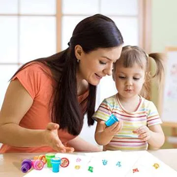 BkeeCten 24PCS Hippie Groovy Assorted Stamps, Colorful Self Inking Stamps Boho Hippie Rainbow Plastic Stamp Teacher Review Stamp for Kids Student School Prizes Hippie Groovy Party Goody Gift Bag Favor