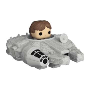 Funko Pop! Bitty Ride - Star Wars Han Solo with Millennium Falcon