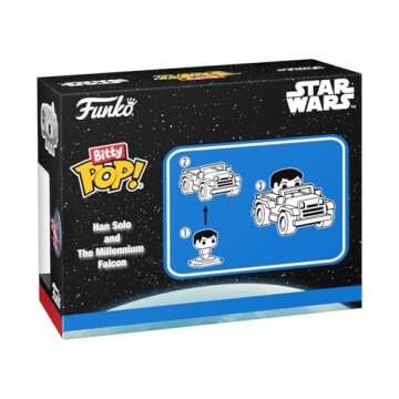 Funko Bitty Ride: Han Solo with Millennium Falcon