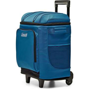 Coleman 42 Can Portable Wheeled Soft Cooler - Leak-Proof