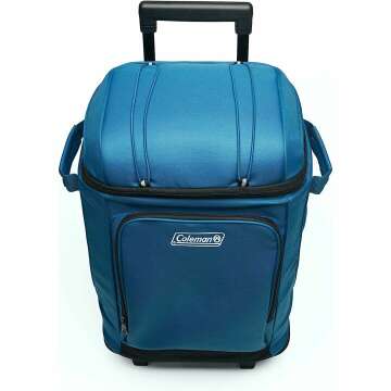Coleman 42 Can Portable Wheeled Soft Cooler - Leak-Proof
