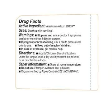 OLLOIS Organic Arsenicum Album 200ck Homeopathic Medicine