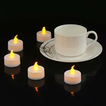 LFSEMINI LED Tea Lights - Safe & Long Lasting Decoration