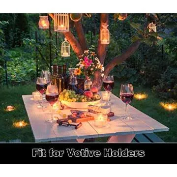 LFSEMINI LED Tea Lights - Safe & Long Lasting Decoration