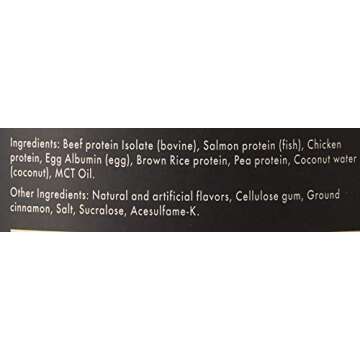 REDCON1 MRE Lite Whole Food Protein Powder, Snickerdoodle - Low Carb & Whey Free Meal Replacement with Animal Protein Blends - Easy to Digest Supplement Made with MCT Oils (30 Servings)