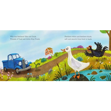 Little Blue Truck Touch-and-Feel Book for Toddlers