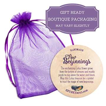 Elegant New Beginnings Lotus Earrings - Perfect Gift for Her