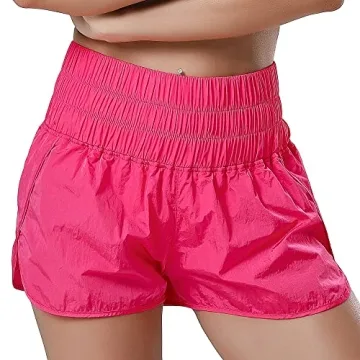 Aurefin Women’s High Waisted Athletic Shorts - Quick Dry Active Wear