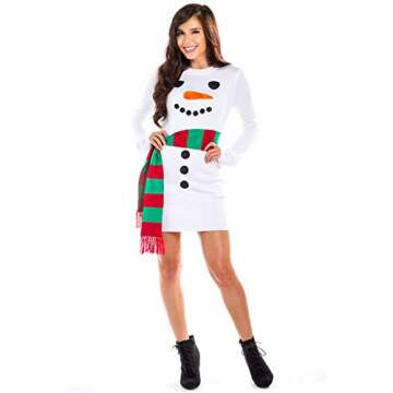 Tipsy Elves Christmas Sweater Dresses for Women - Cute Winter Themed Dresses - Instant Holiday Outfi...