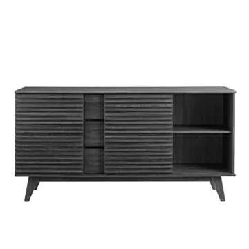 Mid-Century Modern Sideboard Buffet Table for TV