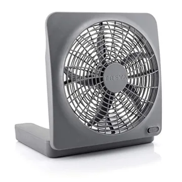 O2COOL Treva 10-Inch Portable Fan - Battery & AC Powered Cooling