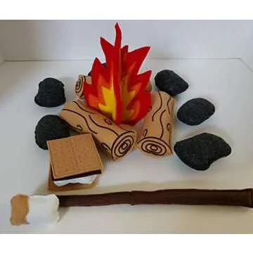 Exciting Felt Campfire Set - Perfect For Kids' Playtime