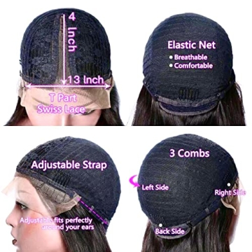 Bob Wig Human Hair Lace Front Wigs for Black Women