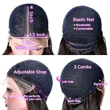 Bob Wig Human Hair Lace Front Wigs for Black Women