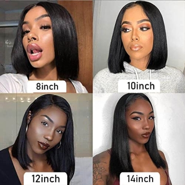 Bob Wig Human Hair Lace Front Wigs for Black Women