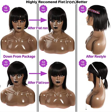 Bob Wig Human Hair Lace Front Wigs for Black Women