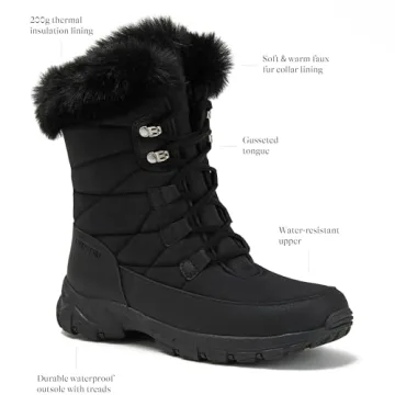 Lands' End Expedition Max Waterproof Insulated Womens Snow Boots