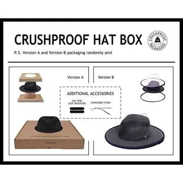 Pineapple&Star Sun Straw Fedora Beach Hat Fine Braid UPF50+ for Unisex