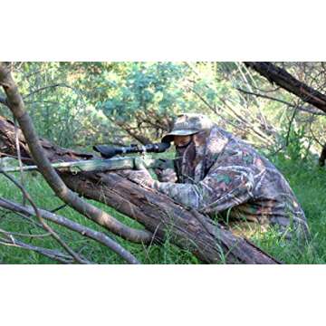 DOWN UNDER OUTDOORS Premium Camo Hunting Face Mask in Lightweight Breathable Sheer Mesh for Warm Weather, Adjustable for Men, Women and Kids