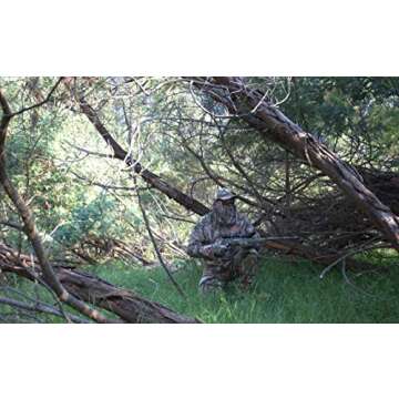 DOWN UNDER OUTDOORS Premium Camo Hunting Face Mask in Lightweight Breathable Sheer Mesh for Warm Weather, Adjustable for Men, Women and Kids