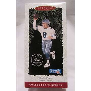 Hallmark QXI5021 Football Legends Tribute - Troy Aikman 1996 Ornament