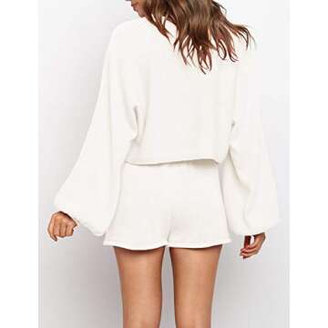 Stylish FISACE 2 Piece Knit Lounge Set for Women