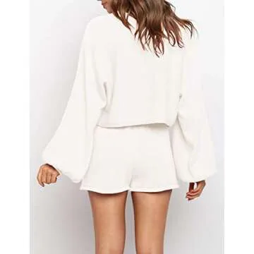 Stylish FISACE 2 Piece Knit Lounge Set for Women