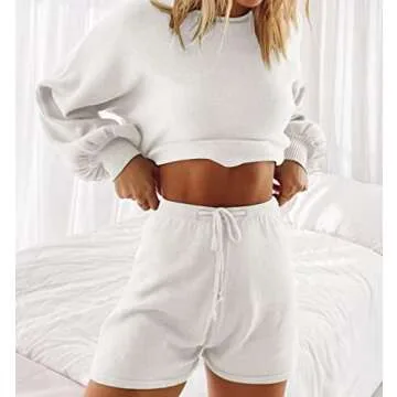 Stylish FISACE 2 Piece Knit Lounge Set for Women