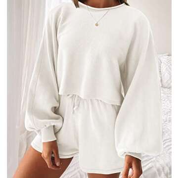 Stylish FISACE 2 Piece Knit Lounge Set for Women