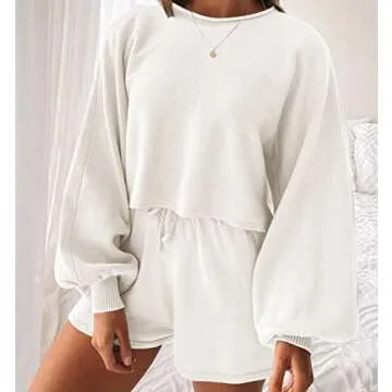 Stylish FISACE 2 Piece Knit Lounge Set for Women