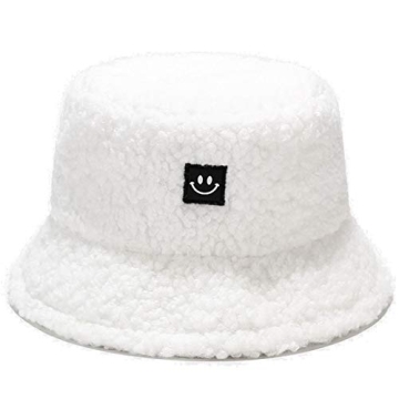 Stylish MaxNova Fuzzy Sherpa Vintage Bucket Hat