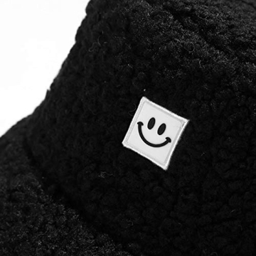 Stylish MaxNova Fuzzy Sherpa Vintage Bucket Hat