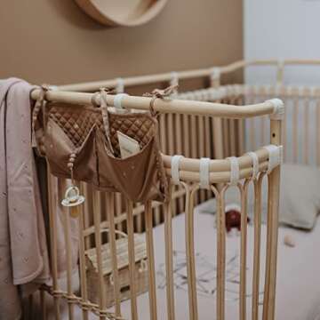 mushie 100% Silicone Baby Pacifier Clip BPA Free | Eva