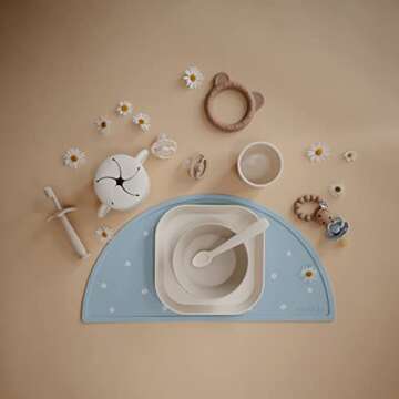 mushie 100% Silicone Baby Pacifier Clip BPA Free | Eva