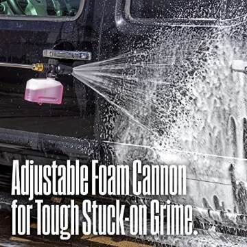 Westinghouse ePX3100v Electric Pressure Washer, 2100 Max PSI 1.76 Max GPM, Built-in Carry Handle, Detachable Foam Cannon, Pro-Style Steel Wand, 4-Nozzle Set, for Cars/Fences/Driveways/Home/Patios