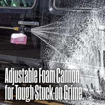 Westinghouse ePX3100v Electric Pressure Washer, 2100 Max PSI 1.76 Max GPM, Built-in Carry Handle, Detachable Foam Cannon, Pro-Style Steel Wand, 4-Nozzle Set, for Cars/Fences/Driveways/Home/Patios