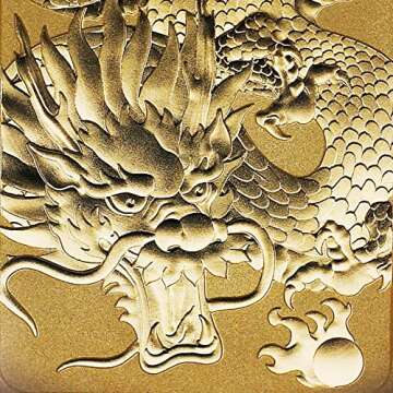 2023 AU 1 oz Gold Dragon Bar Gem Uncirculated FDOI