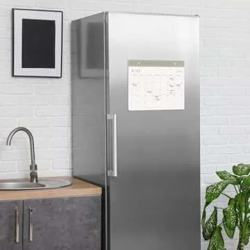 Beautiful 2025-2026 Magnetic Fridge Calendar - Runs From January 2025 Until July 2026 - The Perfect Monthly Refrigerator Calendar for Easy Organizing