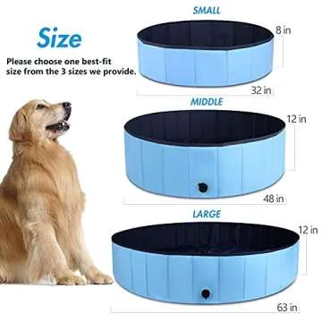 MorTime Portable Dog Pool - Perfect for Summer Fun