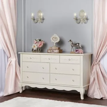 Stunning Evolur Aurora Double Dresser with Ample Storage