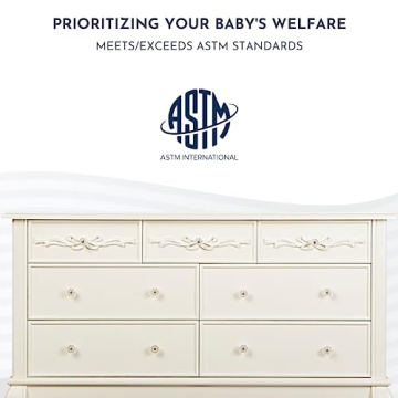 Stunning Evolur Aurora Double Dresser with Ample Storage