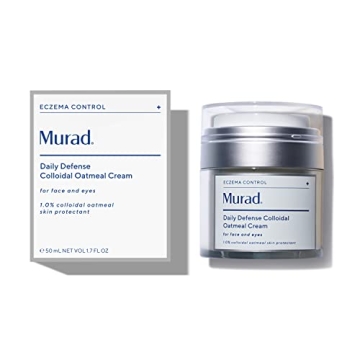 Murad Eczema Control Daily Defense Colloidal Oatmeal Cream – Redness and Itch Relief Face Moisturi...